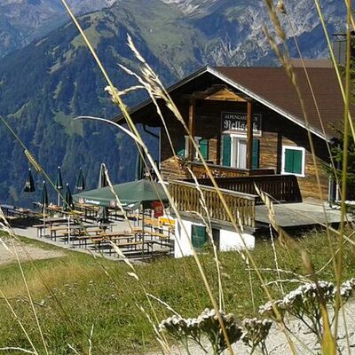 Alpengasthaus Rellseck auf 1500m