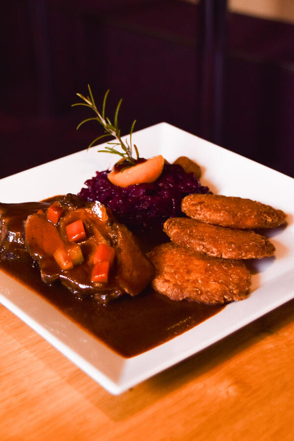 Gericht im Restaurant Bergerhof