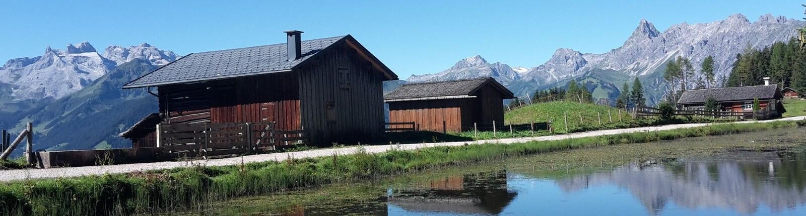 Berglandschaft Montafon im Sommer